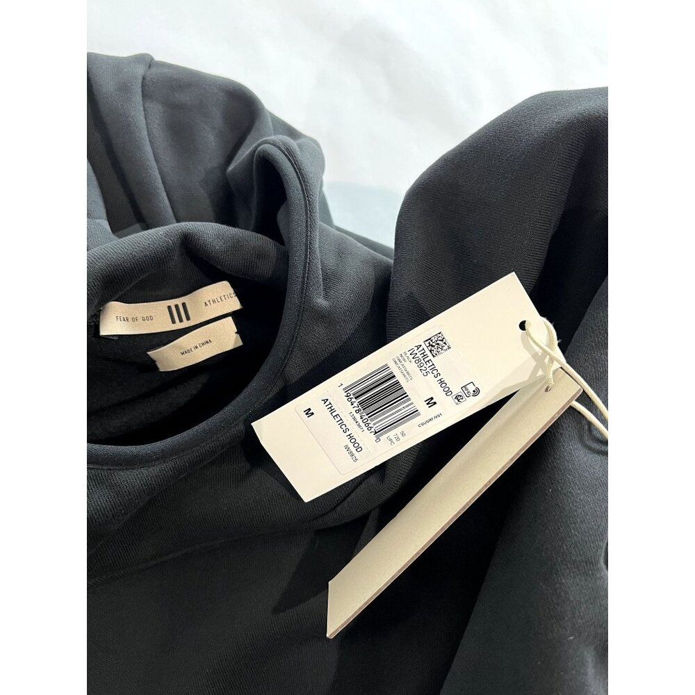 NWT Adidas x Fear of God Athletic Heavy Fleece Hoodie in Black - Picture 5 of 6